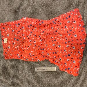 Beautiful floral shirt with waist tie